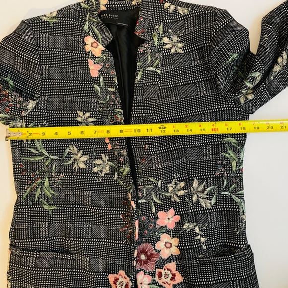 ZARA embroidered look Blazer Style Jacket - Picture 10 of 12
